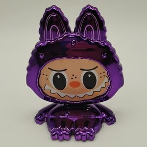 Labubu Purple Phone Stand & Mirror Turns 360°